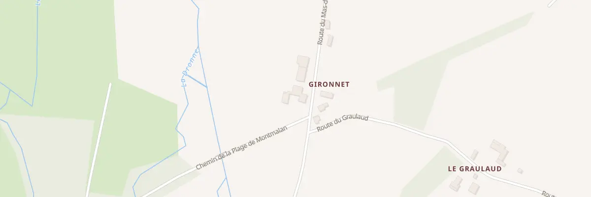 Plan du 56 Gironnet à Petit-Bersac