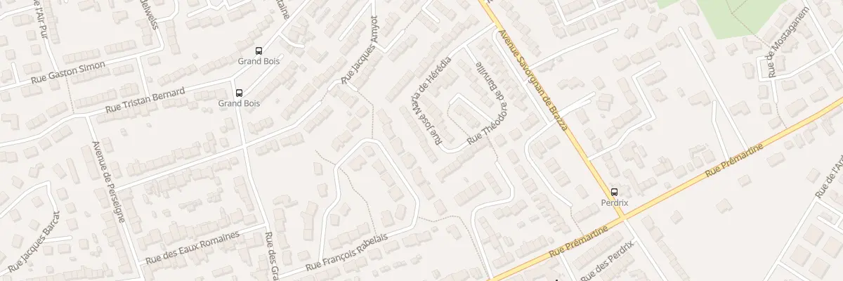 Plan du 46 Rue José Maria de Hérédia au Mans