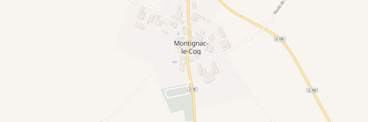 Plan du 14 Rte d’Aubeterre à Montignac-le-Coq
