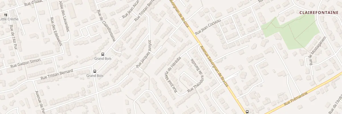 Plan du 14 Rue Jose Maria de Heredia au Mans