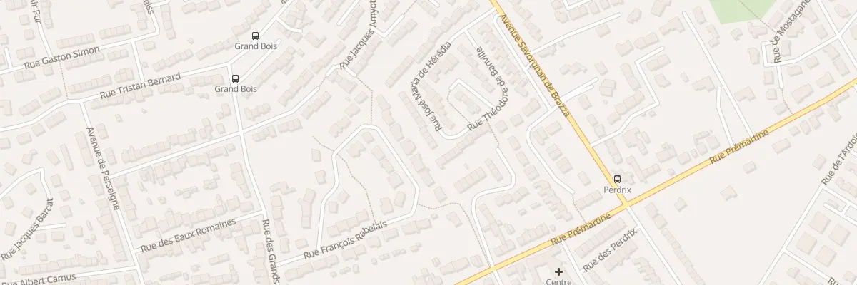 Plan du 52 Rue José Maria de Hérédia au Mans