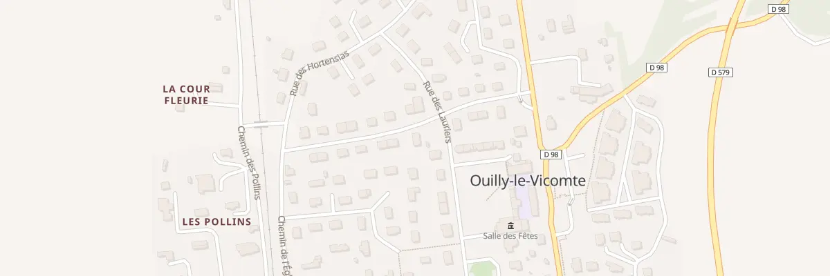 Plan du 16 Rue des Rosiers à Ouilly-le-Vicomte