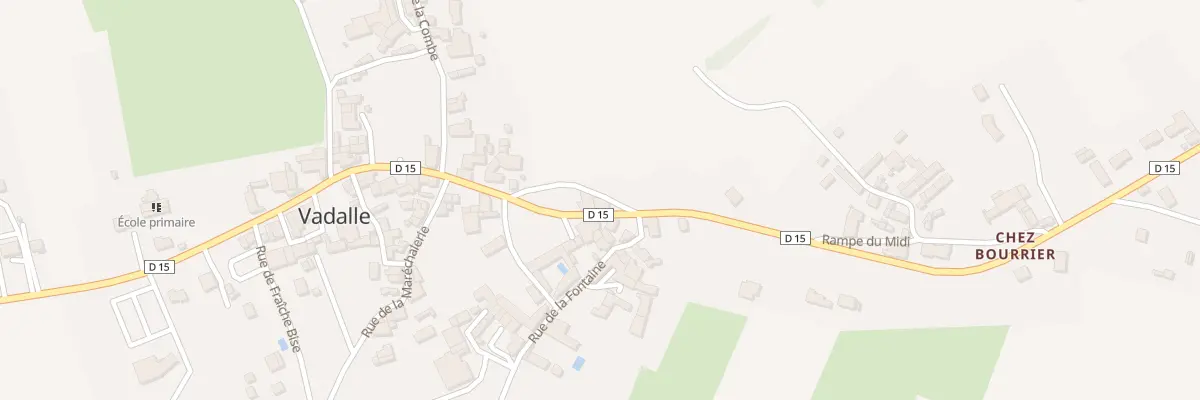 Plan du 37 Rue de la République à Aussac-Vadalle