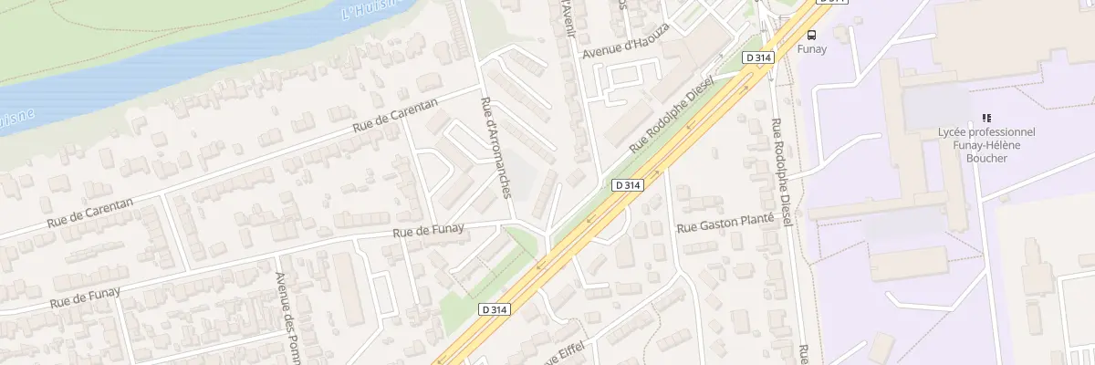 Plan du 193 Rue de Funay au Mans