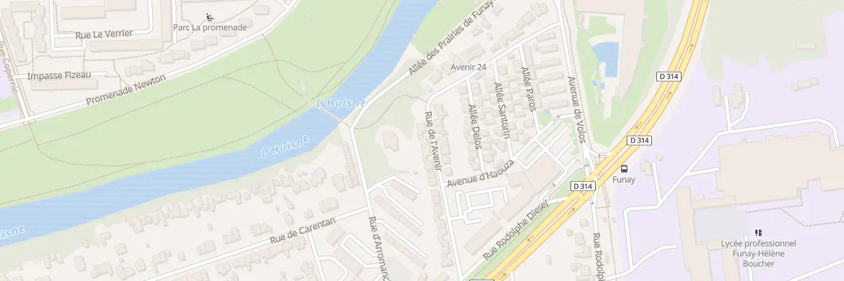Plan du 46 Rue de l’Avenir au Mans