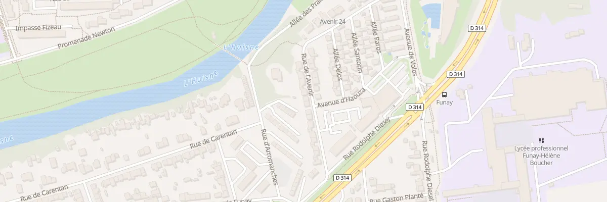 Plan du 52 Rue de l’Avenir au Mans