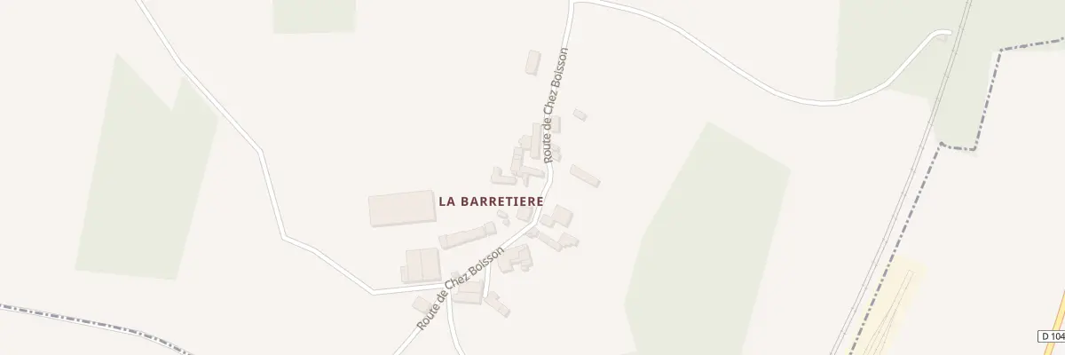 Plan du 9 Rte de Chez-boisson à Val-de-Comporté