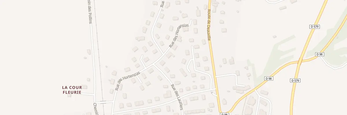 Plan du 16 Rue des Hortensias à Ouilly-le-Vicomte
