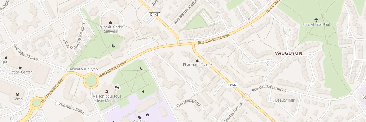 Plan du 228 Rue de Ruaudin au Mans