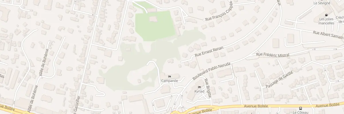 Plan du 26B Rue Ernest Renan au Mans