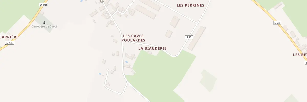 Plan du 5106 La Biauderie à Sarcé