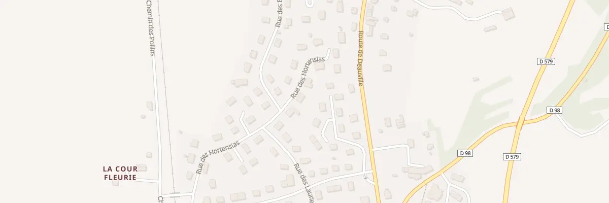 Plan du 18 Rue des Hortensias à Ouilly-le-Vicomte