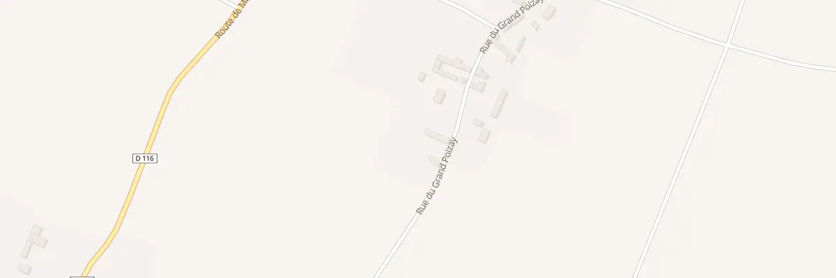 Plan du 20 Rue du Grand Poizay à La Roche-Clermault