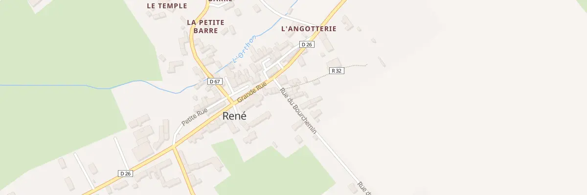 Plan du 5 Rue de Bourchemin à René