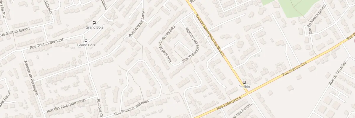 Plan du 27 Rue José Maria de Hérédia au Mans