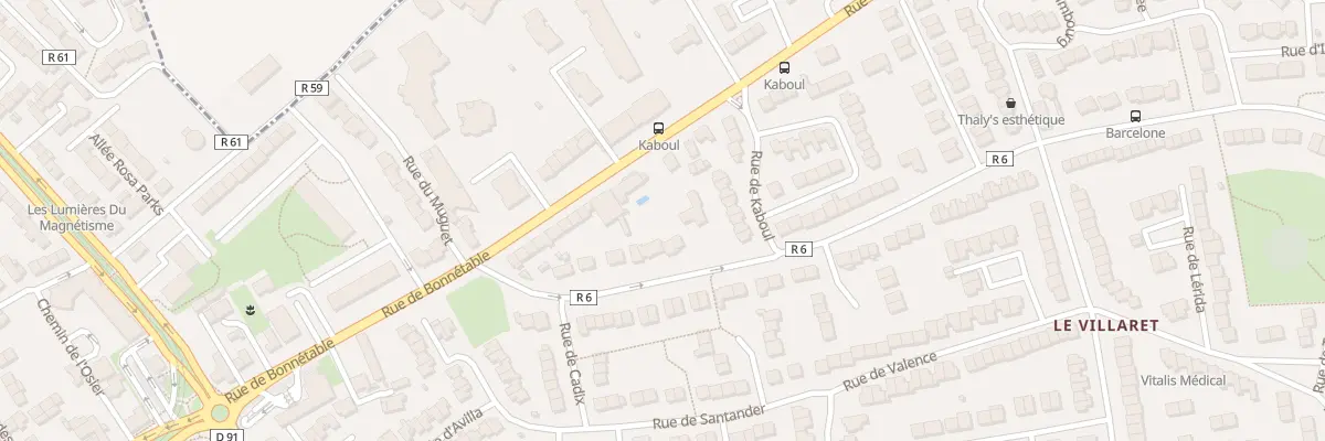 Plan du 11 Rue du Villaret au Mans