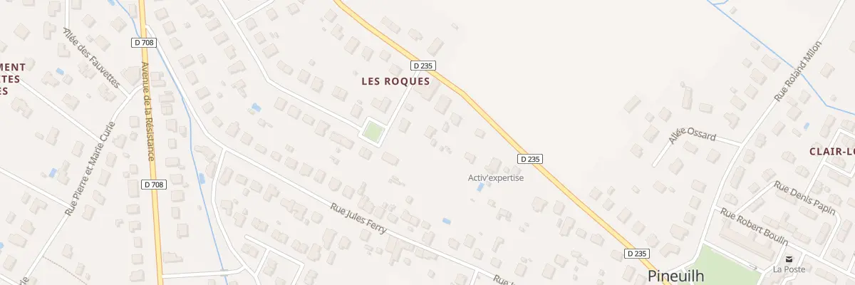 Plan du 36B Av Jean Raymond Guyon à Pineuilh