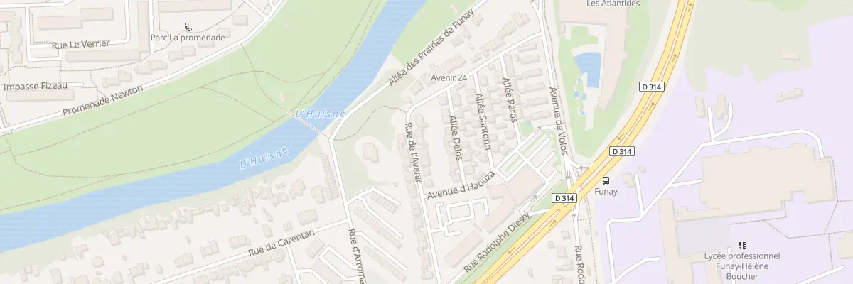 Plan du 33 Rue de l’Avenir au Mans