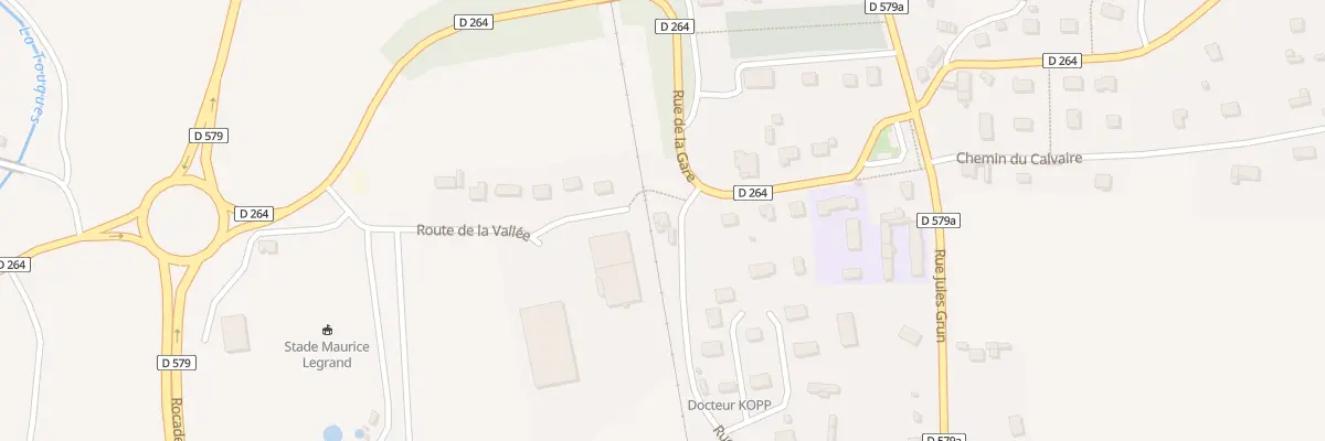 Plan du 5147 Rue de la Gare au Breuil-en-Auge