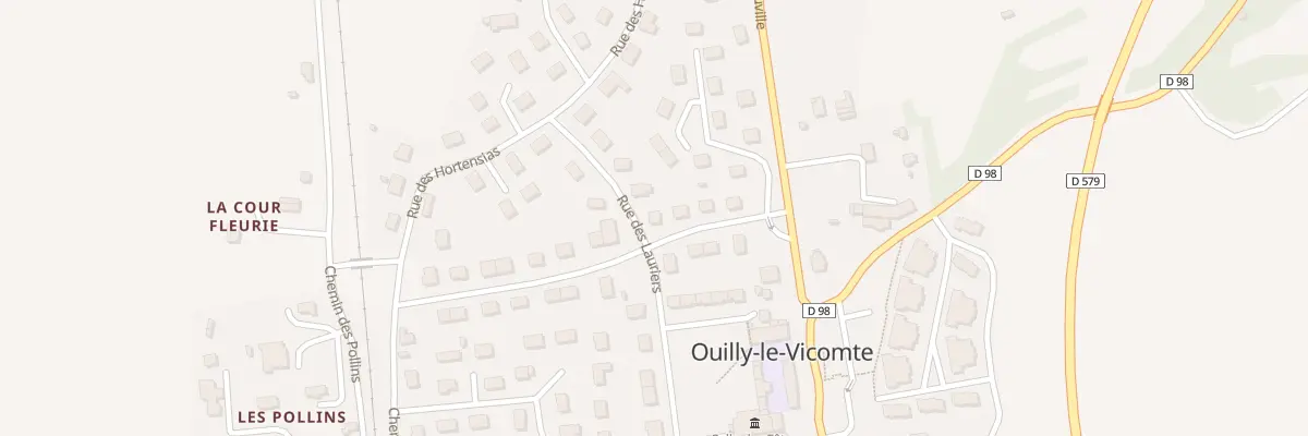 Plan du 17 Rue des Rosiers à Ouilly-le-Vicomte