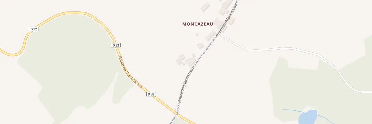 Plan du 100 Rte de Moncazeau au Fleix