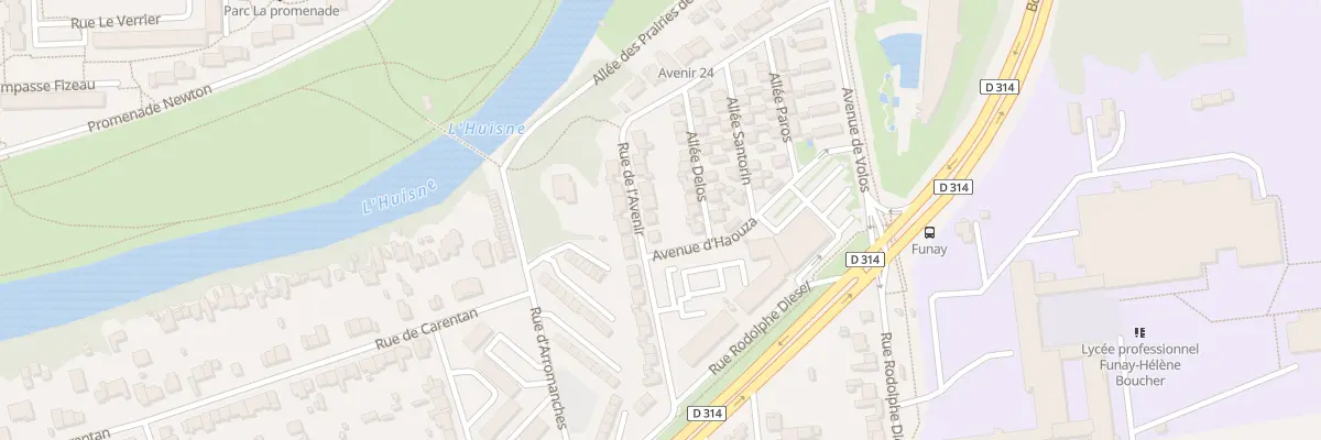 Plan du 39 Rue de l’Avenir au Mans