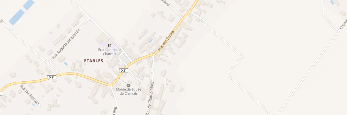 Plan du 38 Rue des Ecoles Charrais à Saint-Martin-la-Pallu