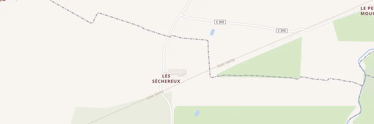 Plan du 55 Les Sechereux à Hauterive
