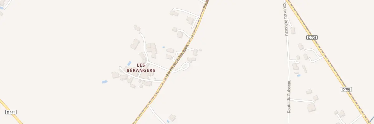 Plan du 104 Les Berangers à La Roquille