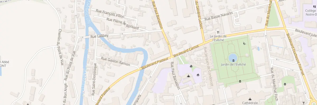 Plan du 2 Bd Pasteur à Lisieux