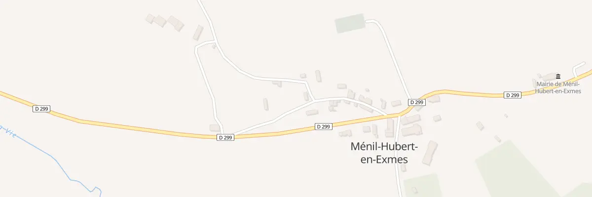 Plan du 4 Le Bourg à Ménil-Hubert-en-Exmes