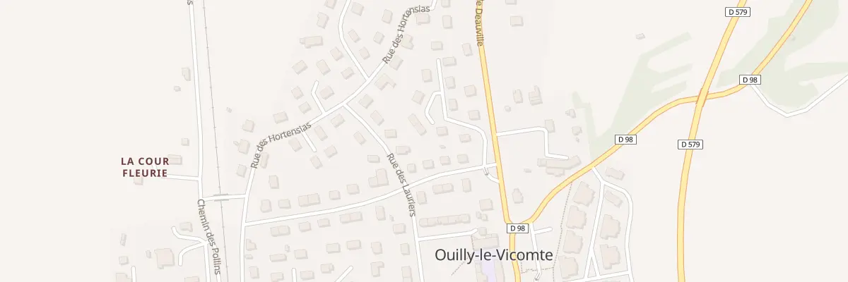 Plan du 5 Rue des Érables à Ouilly-le-Vicomte