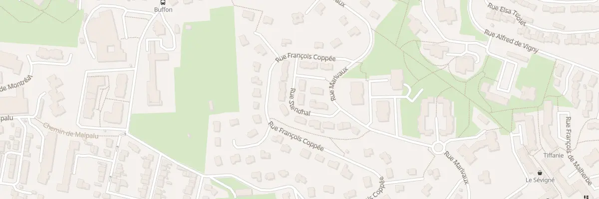 Plan du 15 Rue Stendhal au Mans