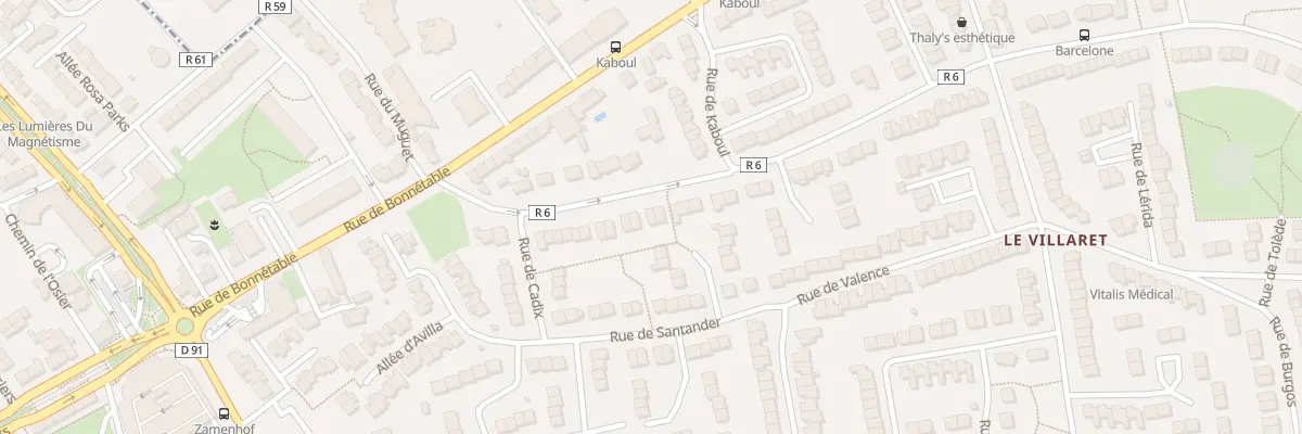 Plan du 40 Rue du Villaret au Mans