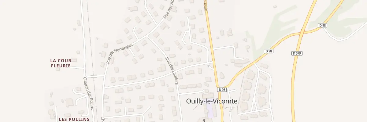 Plan du 19 Rue des Rosiers à Ouilly-le-Vicomte