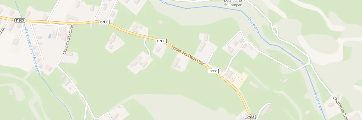 Plan du 4114 Rte des Deux Cols à Campan
