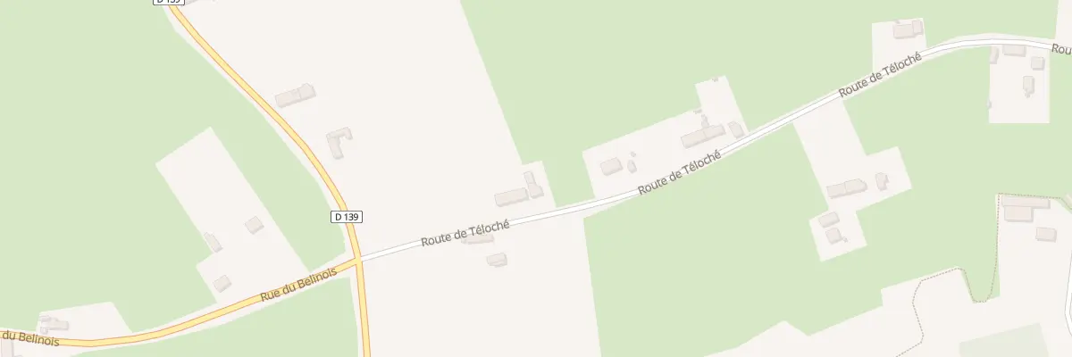 Plan du 3 Rte de Teloché à Moncé-en-Belin