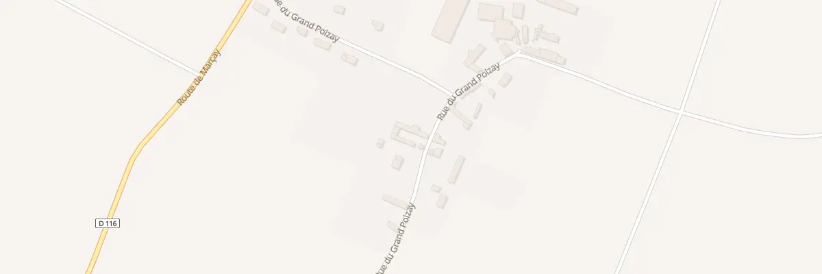 Plan du 16 Rue du Grand Poizay à La Roche-Clermault