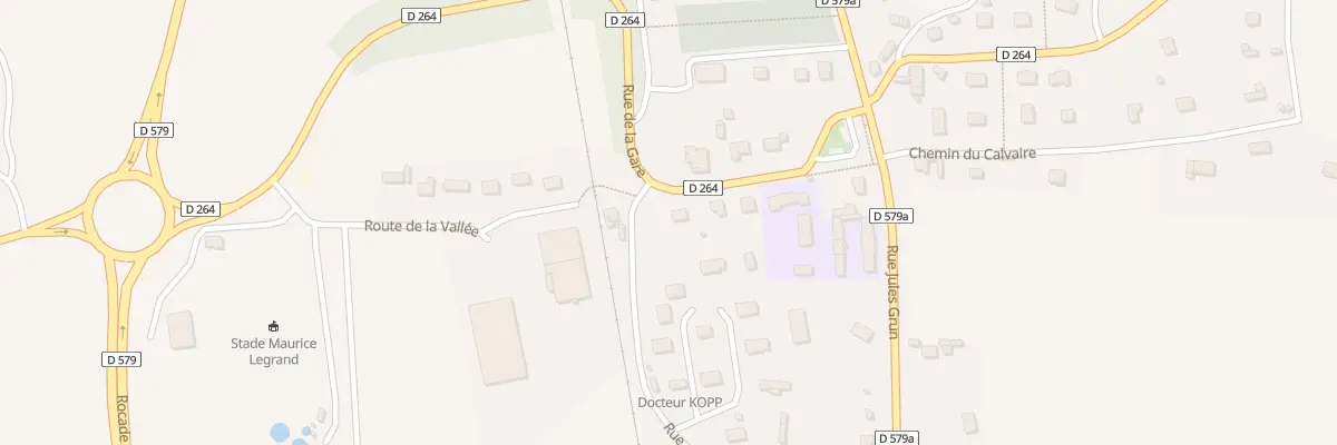 Plan du 5110 Rue de la Gare au Breuil-en-Auge