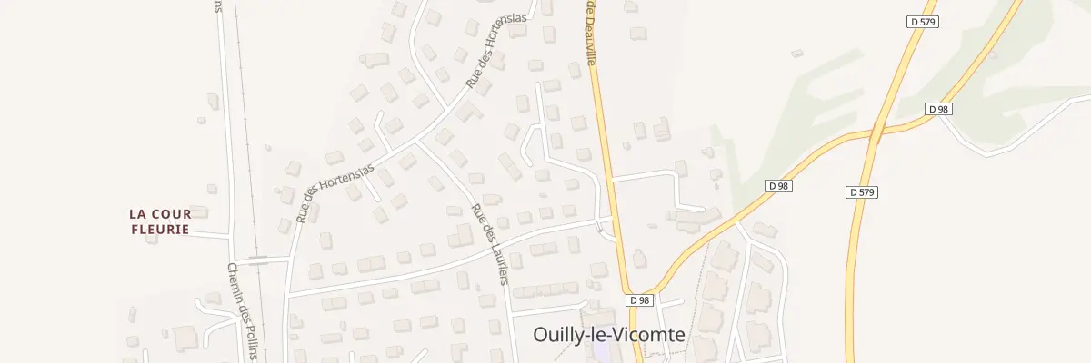 Plan du 3 Rue des Érables à Ouilly-le-Vicomte
