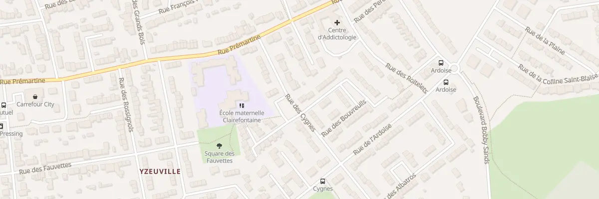 Plan du 74 Rue des Bouvreuils au Mans