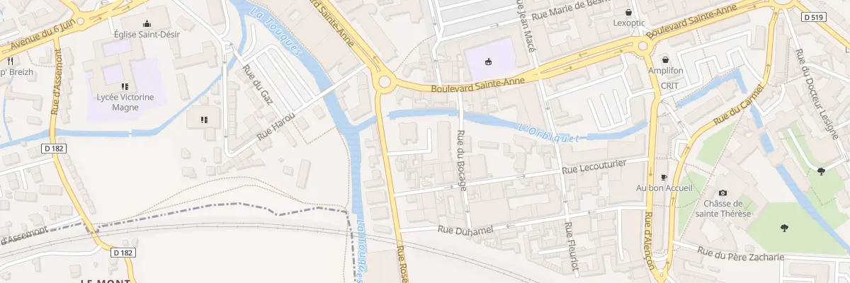 Plan du 2 Rue Saint-Ursin à Lisieux