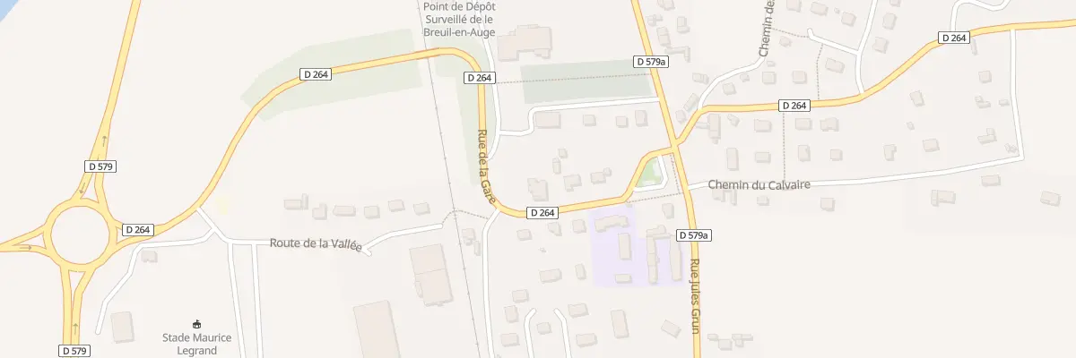 Plan du 5109 Rue de la Gare au Breuil-en-Auge