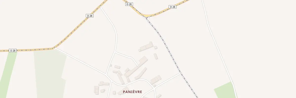 Plan du 22 Panièvre à Chaunay