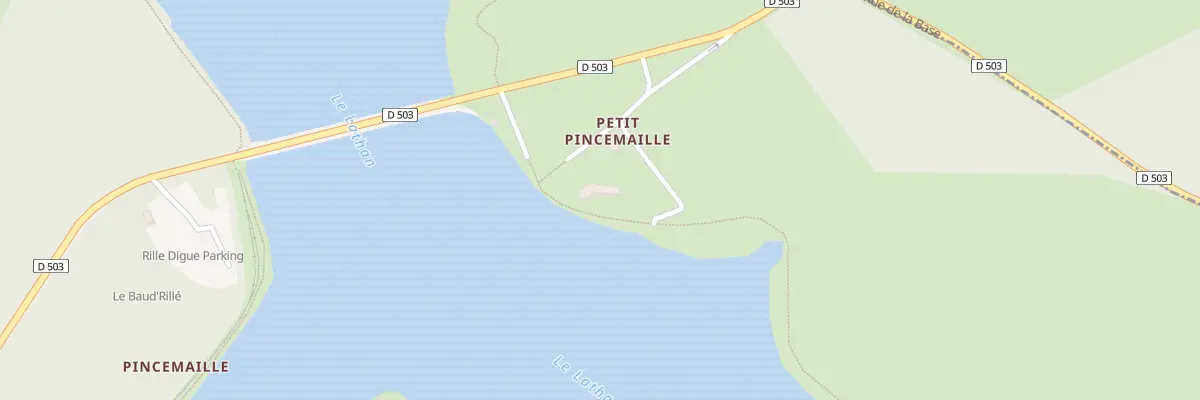 Plan du 1 Petit Pincemaille à Rillé
