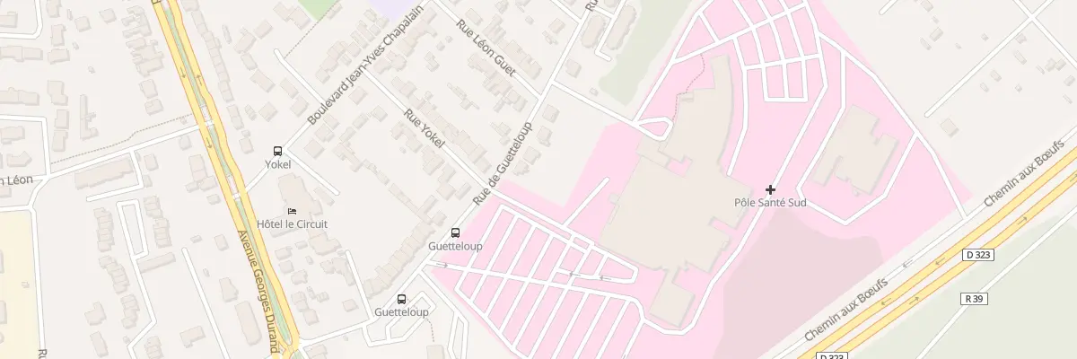 Plan du 52 Rue de Guetteloup au Mans