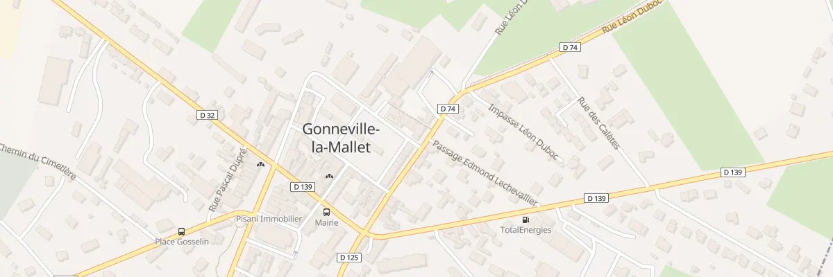 Plan du 5230 Le Village à Gonneville-la-Mallet