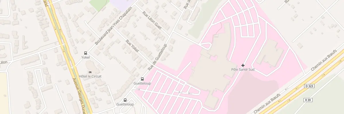 Plan du 54 Rue de Guetteloup au Mans