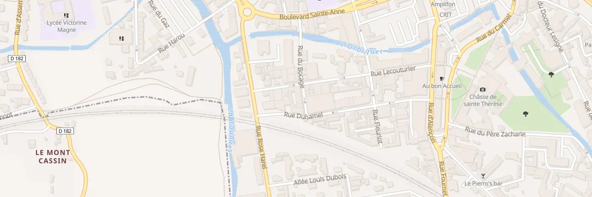 Plan du 12 Rue Bocage à Lisieux