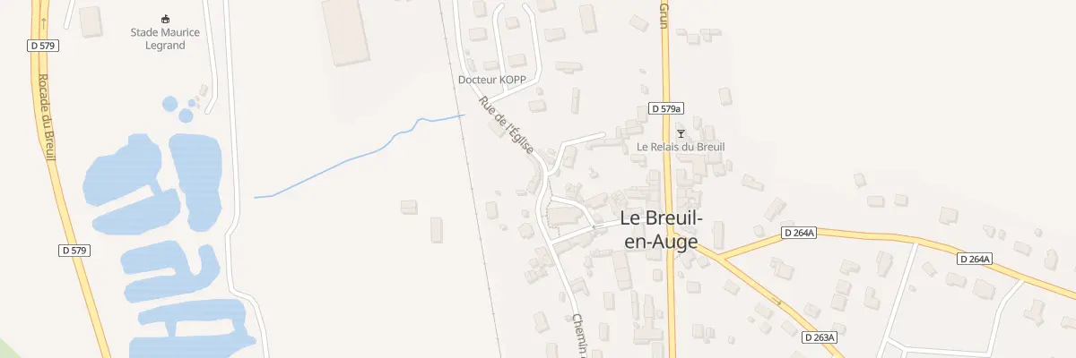 Plan du 19 Rue de l’Église au Breuil-en-Auge
